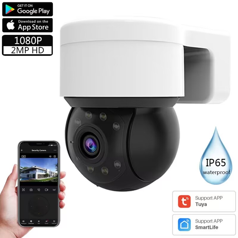 Home Security Kamera - Outdoor Waterproof Wireless 1080P 2MP Camera