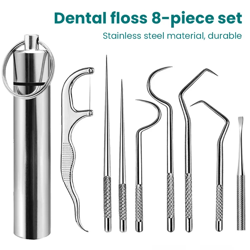 Lock Picking Set - Stainless Steel Toothpick Portable Tooth Picking