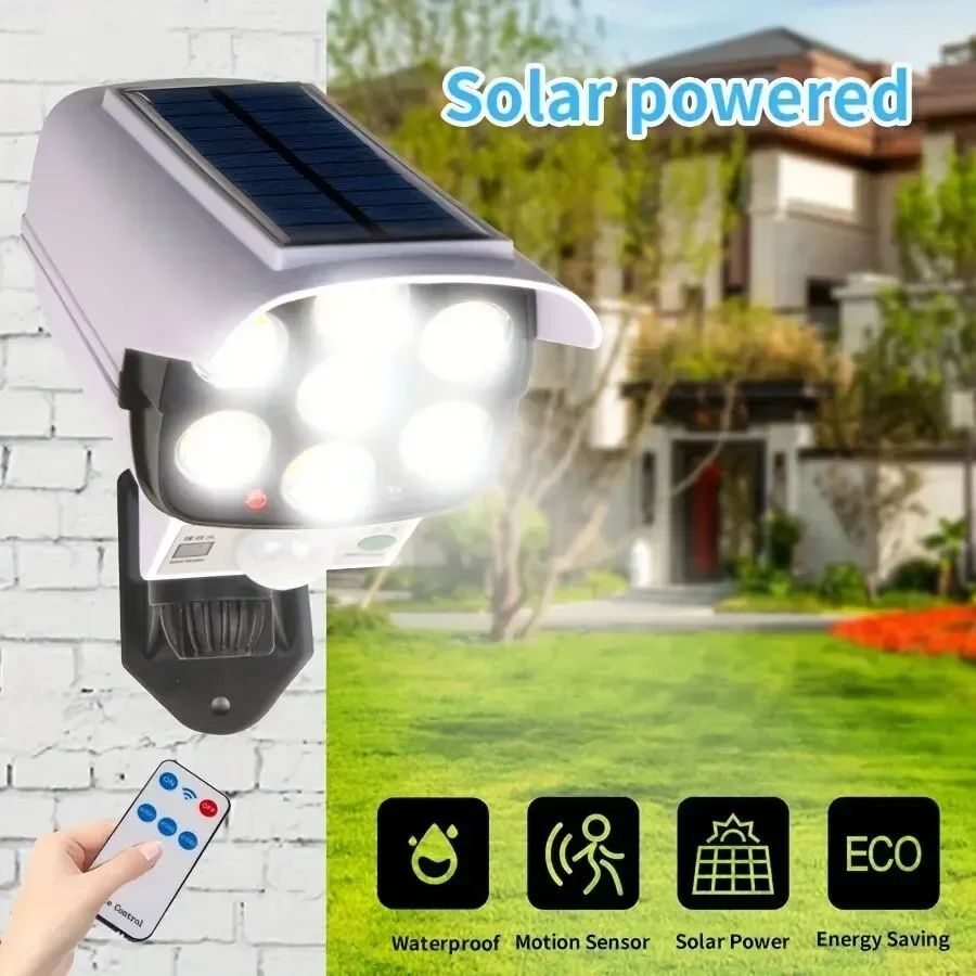 Fake Camera Dummy - Outdoor Motion Sensor Solar Lights 77