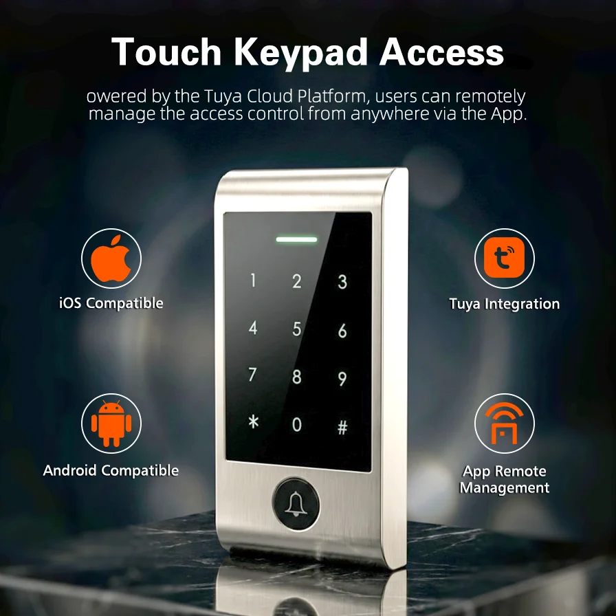 Home Security Lock System - Advanced WIFI Remote Control Touch Keypad