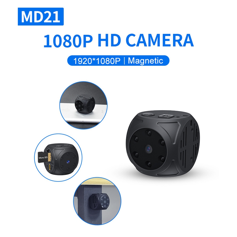 Home Security Video Cameras - Mini HD Camera 1080p Portable Small