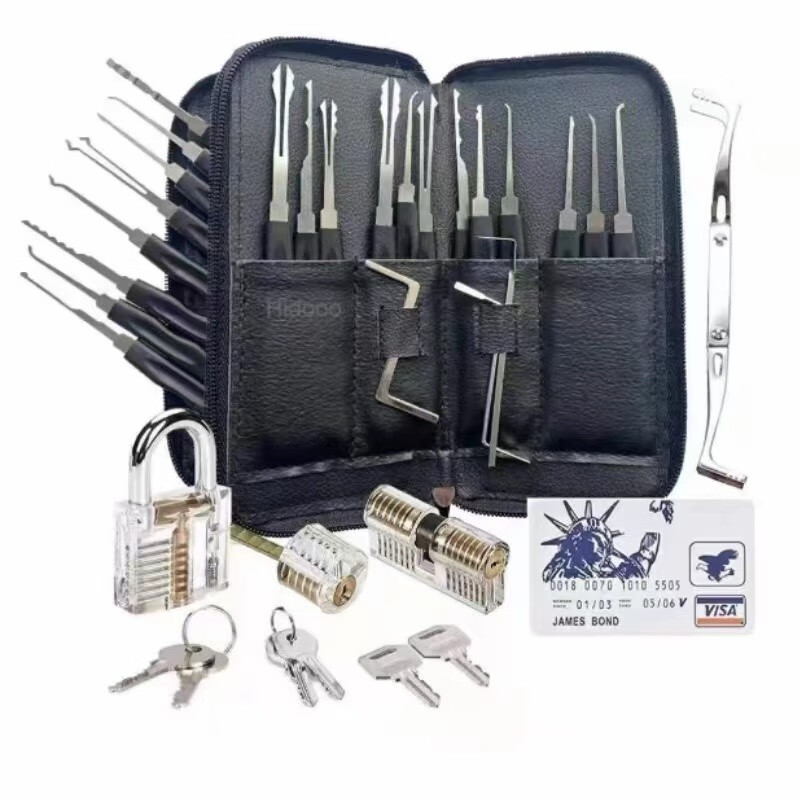 Lock Picking Set - Professional Lock Pick Kit transparent training