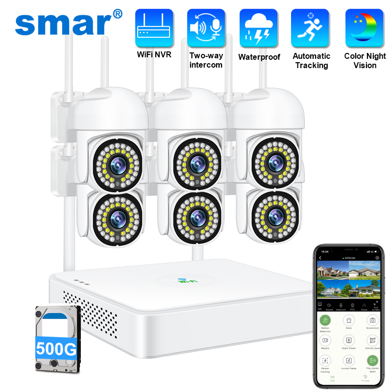 Home Security Video Cameras - Smar 3MP Wireless CCTV Security Camera