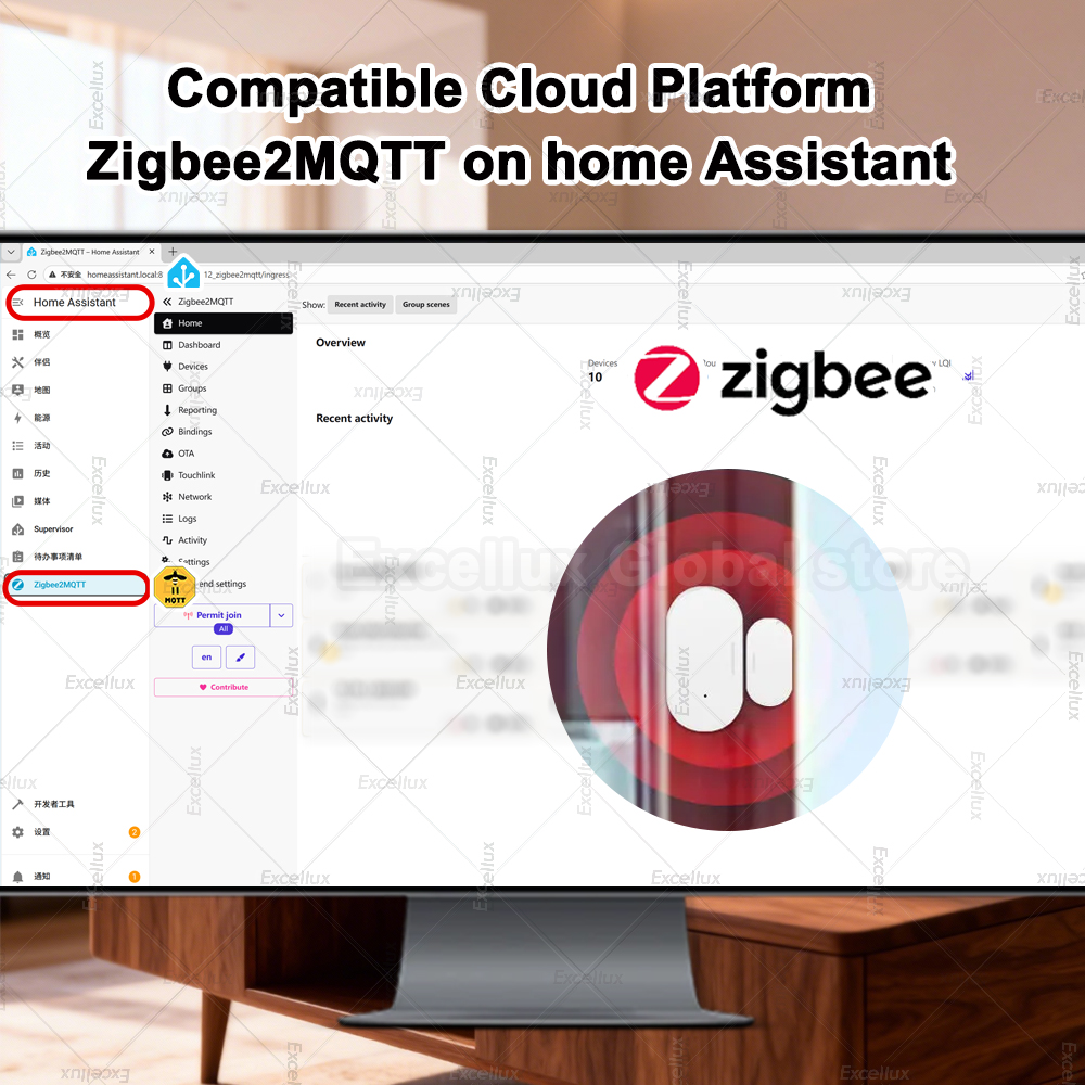 Zigbee 3.0 Door Window Sensor  - Home Security Gadgets ulasan dan harga