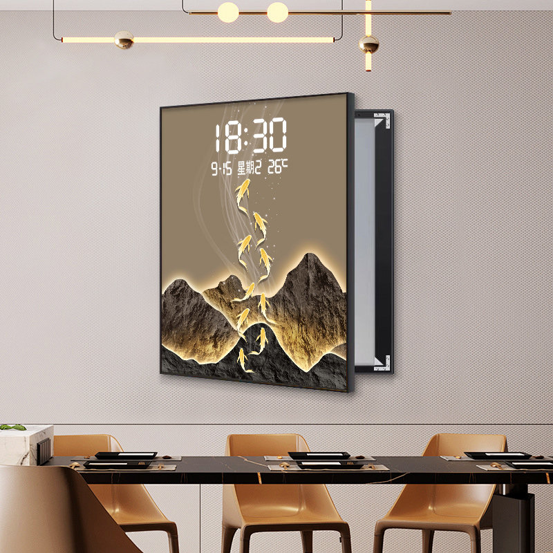 Elegant Light Numbers Wall Clo - Home Security Number ulasan dan harga