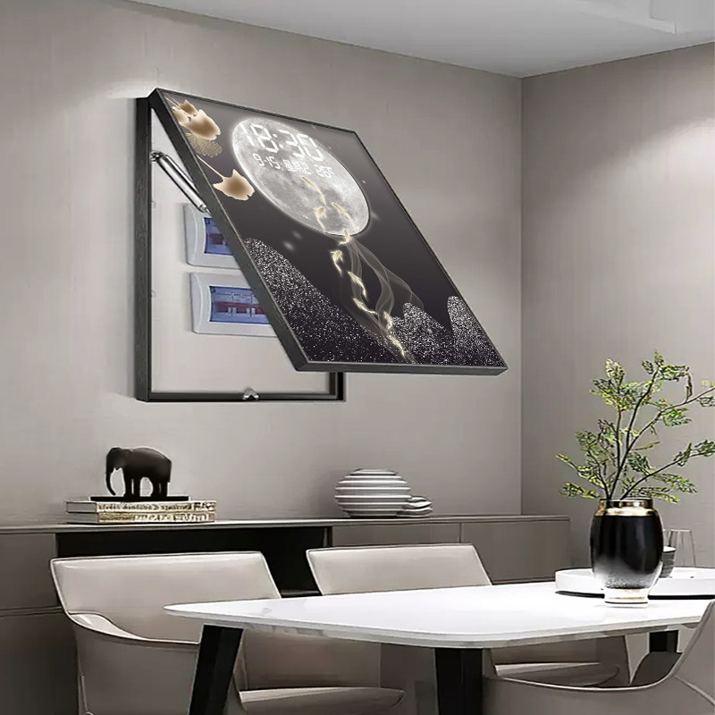 Elegant Light Numbers Wall Clo - Home Security Number ulasan dan harga