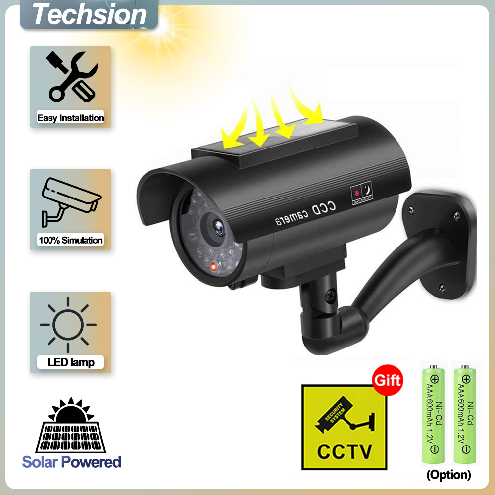 Solar Panel Dummy Surveillance - Fake Camera Dummy ulasan dan harga