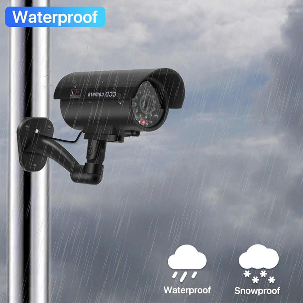 Solar Panel Dummy Surveillance - Fake Camera Dummy ulasan dan harga