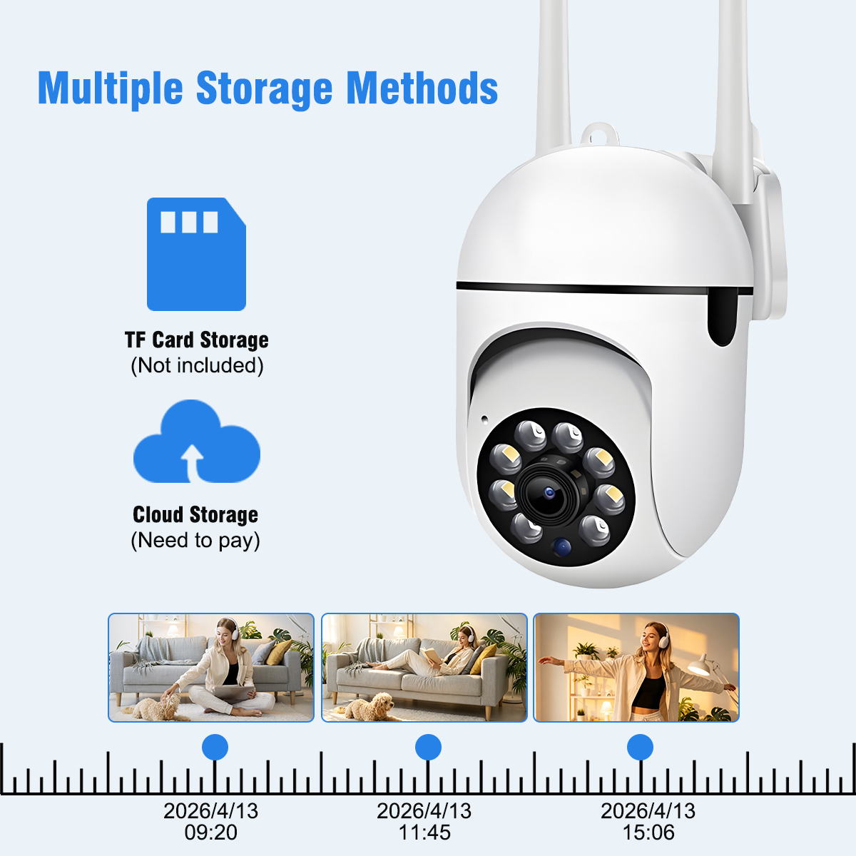WiFi wireless security monitor - Home Security Kamera ulasan dan harga