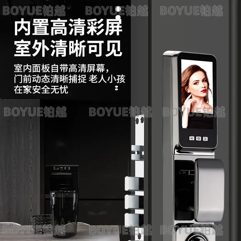 Zinc Alloy Smart Door Lock wit - Home Security Lock System ulasan dan harga