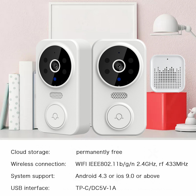 Tuya WIFI Doorbell Smart Home  - Home Security Video Cameras ulasan dan harga
