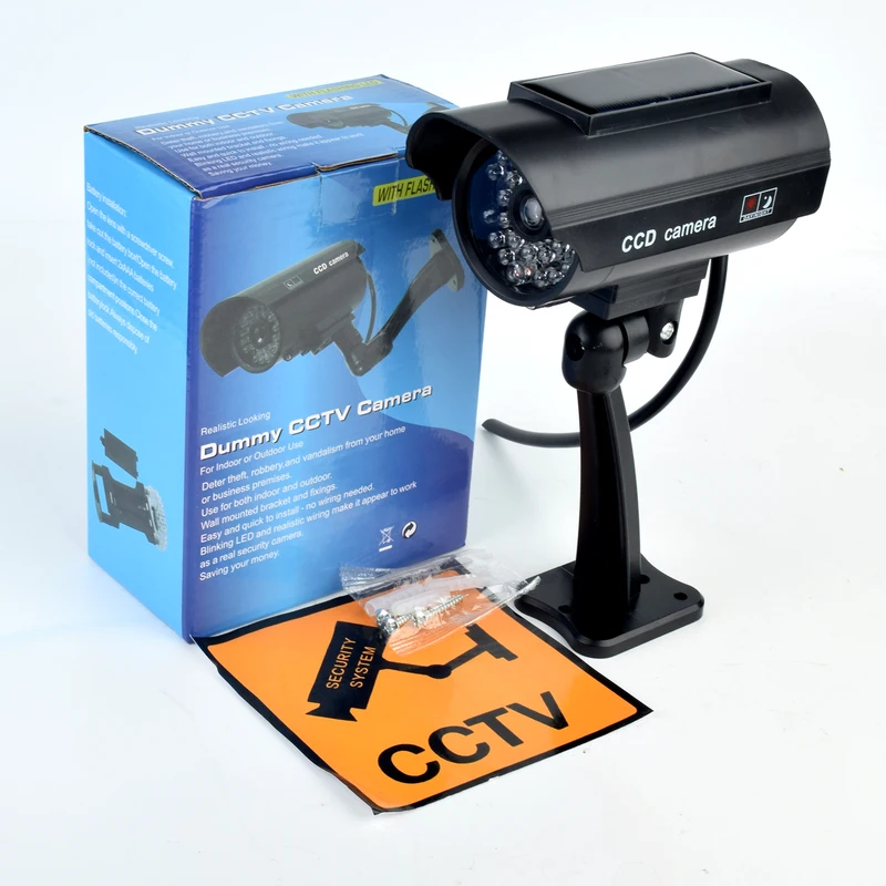 Solar Powered Dummy Security C - Fake Camera Dummy ulasan dan harga