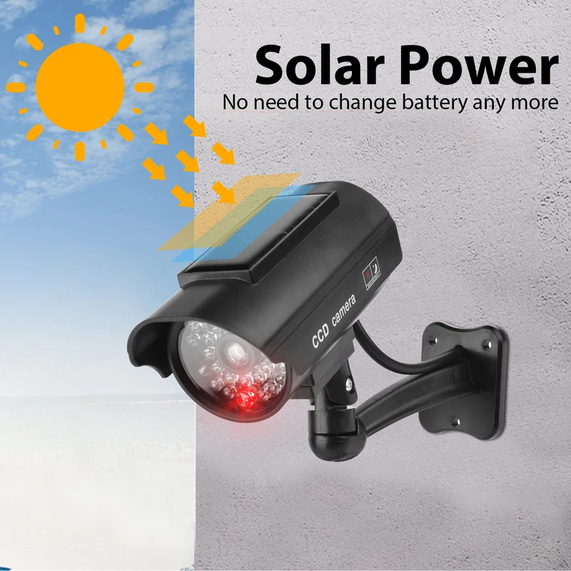 Solar Powered Dummy Security C - Fake Camera Dummy ulasan dan harga