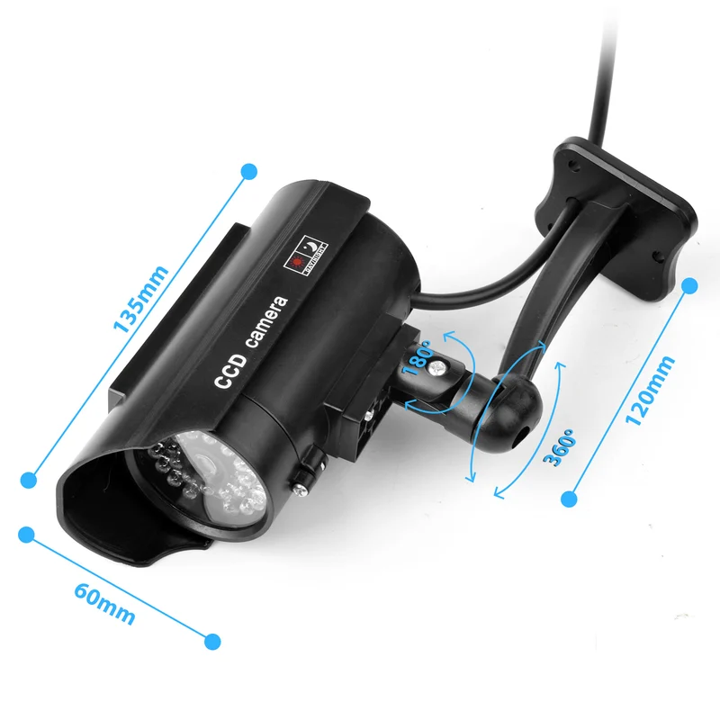 Solar Powered Dummy Security C - Fake Camera Dummy ulasan dan harga