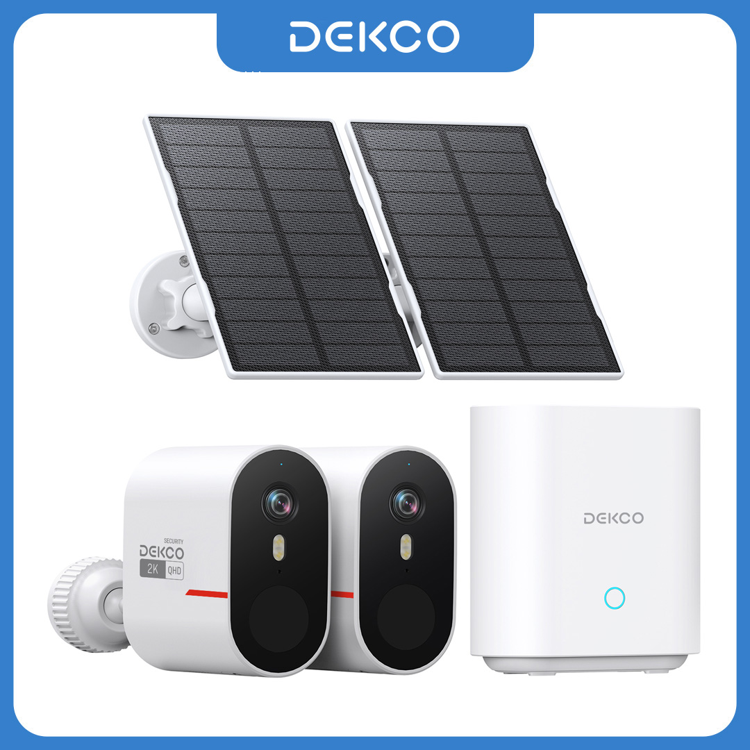 Dekco 3MP WiFi Solar Camera Sy - Home Security Video Cameras ulasan dan harga