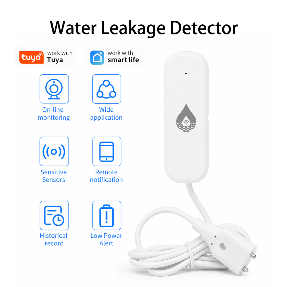 YFK WiFi/Zigbee Water Leakage  - Home Security Gadgets ulasan dan harga