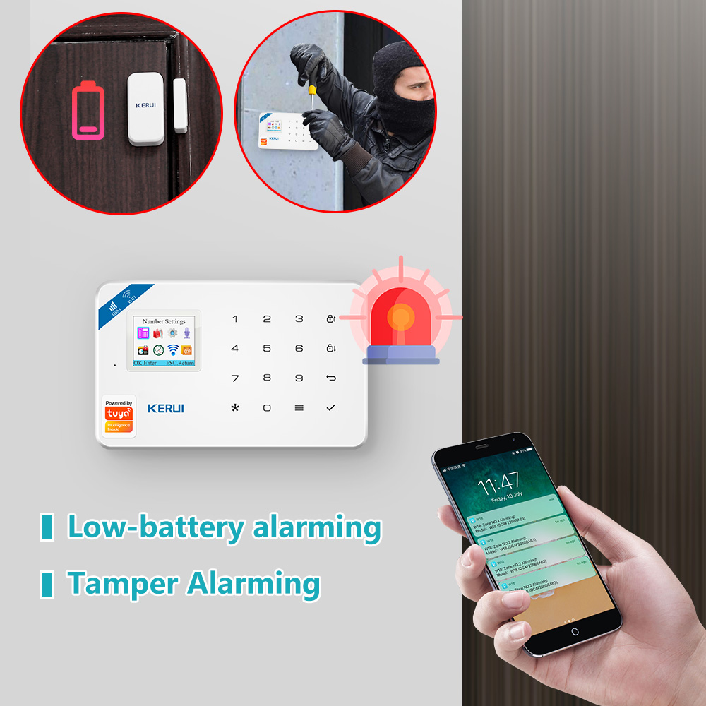 KERUI W181 Alarm System Secutr - Home Security Kamera ulasan dan harga