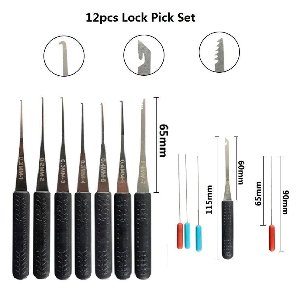 5IN1 Broken lock take out tool - Lock Picking Set ulasan dan harga