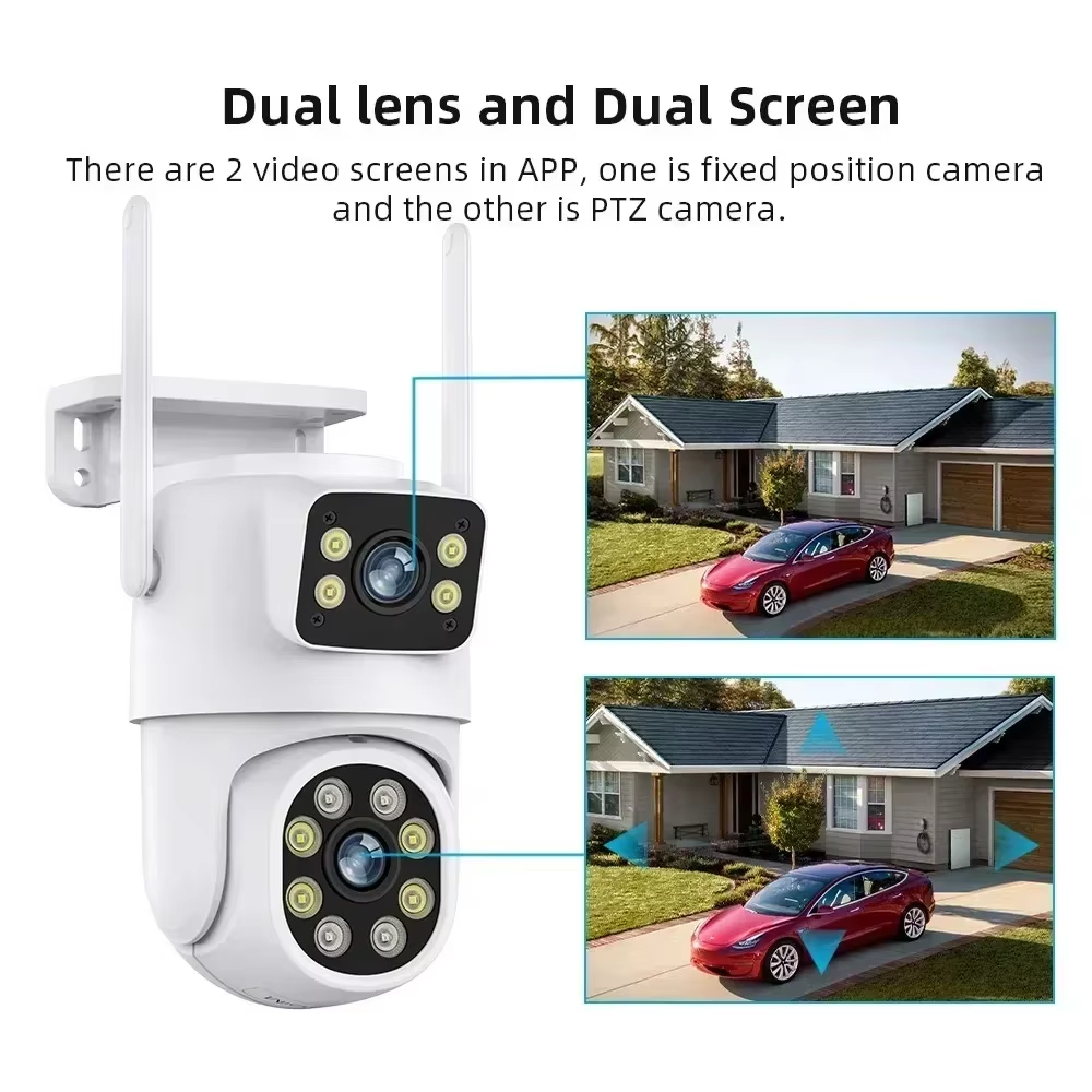 Tuya 4K 8MP Wifi Camera PTZ Ou - Home Security Kamera ulasan dan harga