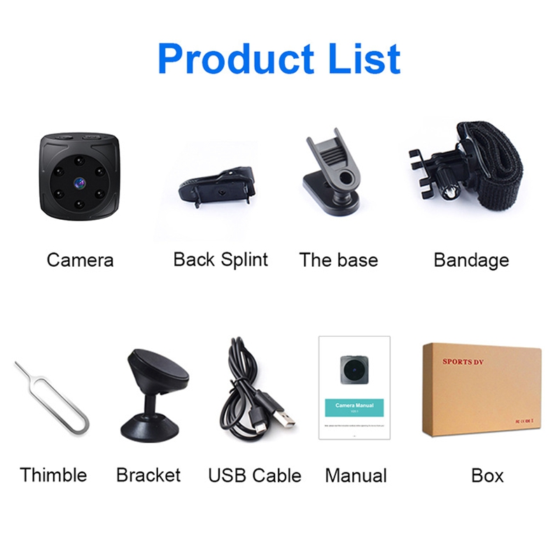 Mini HD Camera 1080p Portable  - Home Security Video Cameras ulasan dan harga