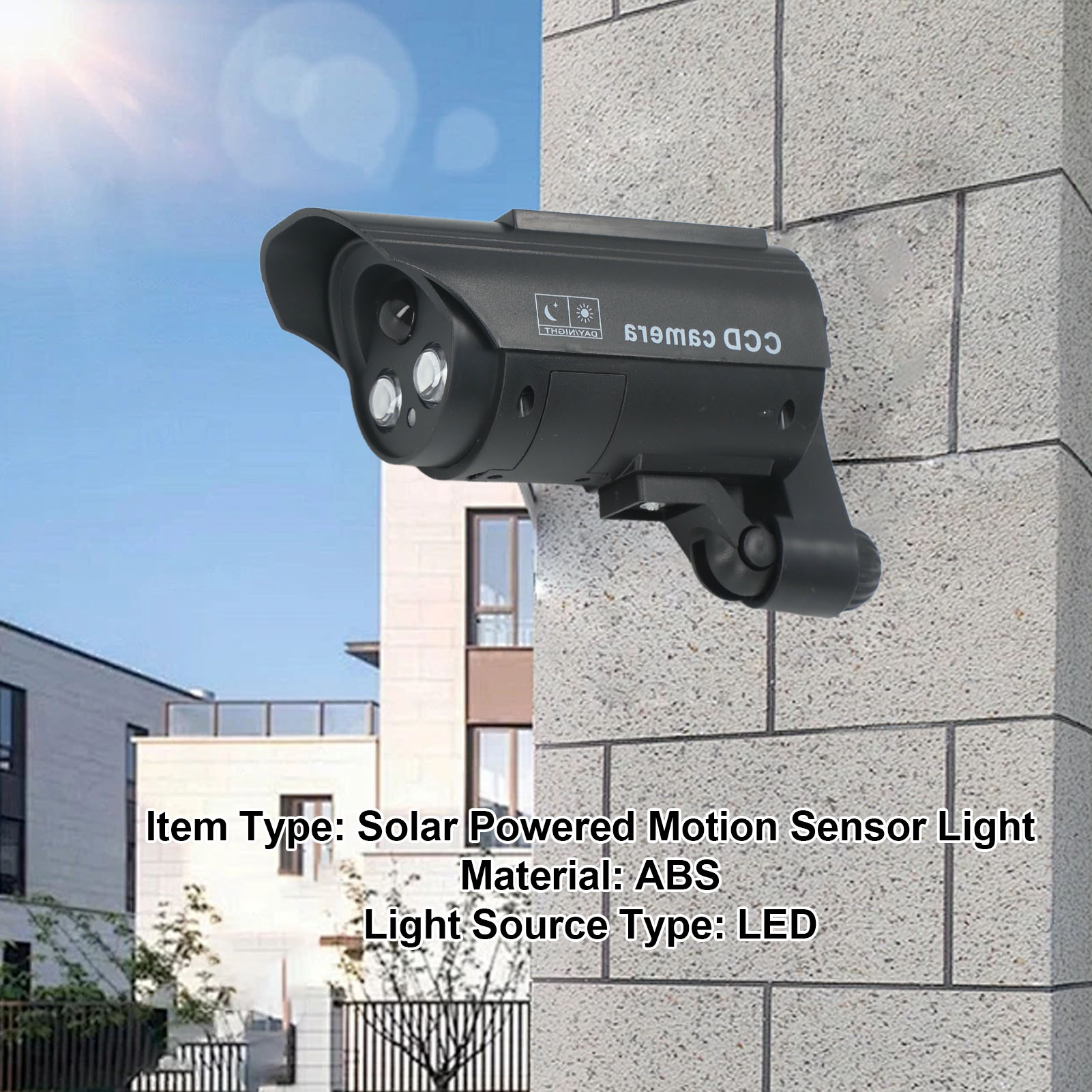 Solar Powered Motion Sensor Ou - Fake Camera Dummy ulasan dan harga
