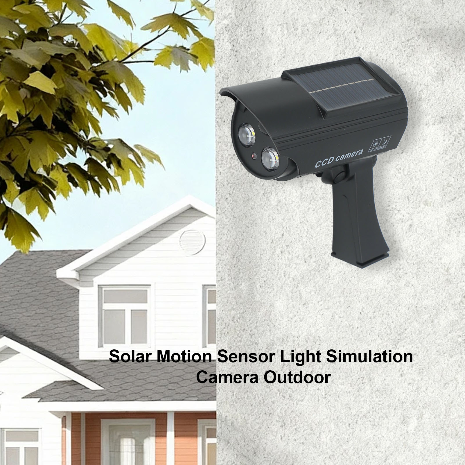 Solar Powered Motion Sensor Ou - Fake Camera Dummy ulasan dan harga