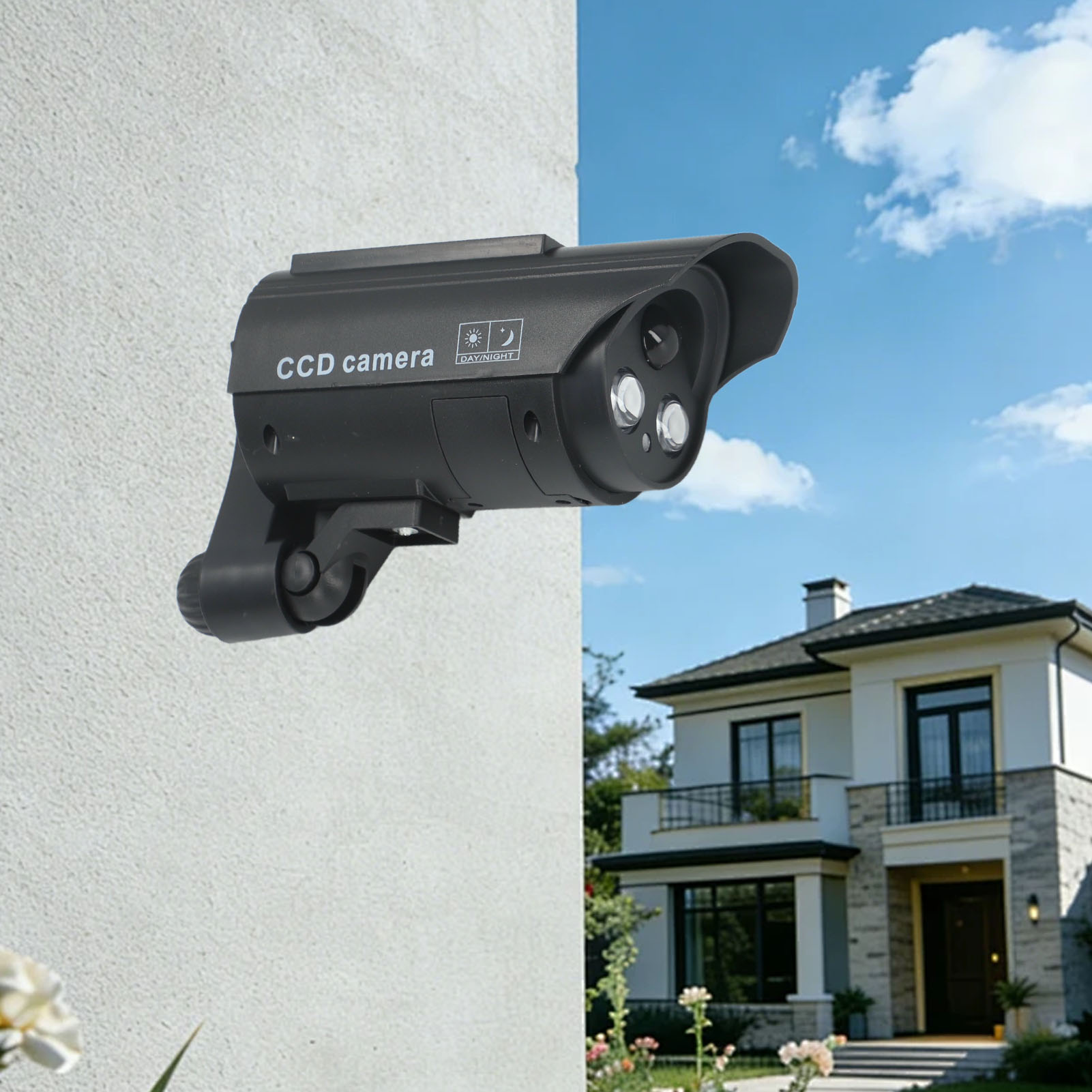 Solar Powered Motion Sensor Ou - Fake Camera Dummy ulasan dan harga