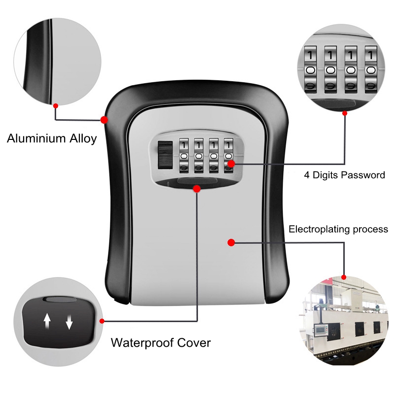 Waterproof Password Key Storag - Home Security Lock System ulasan dan harga