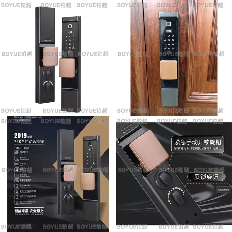 Smart Fingerprint Door Lock Ke - Home Security Lock System ulasan dan harga