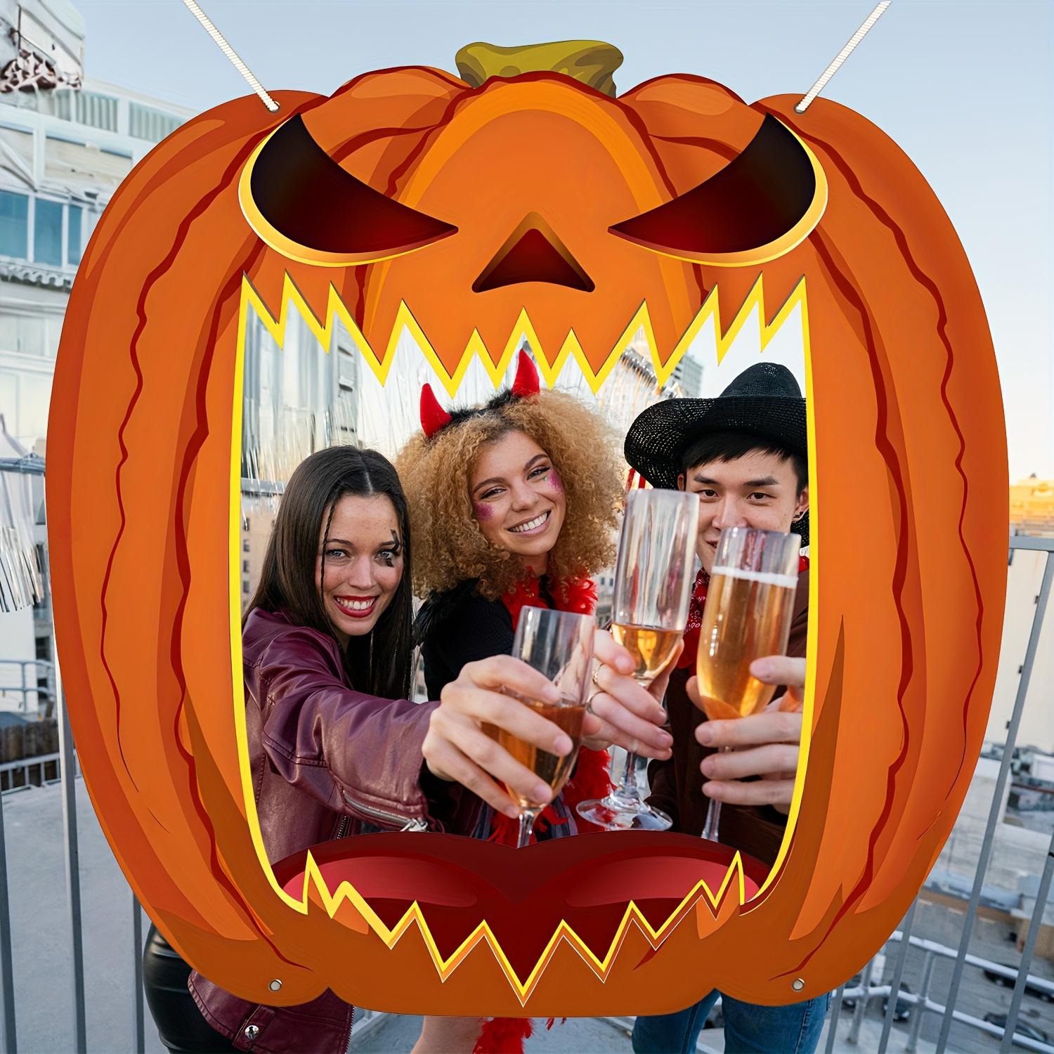 Giant Jack O Lantern Photo Boo - Home Security Yard Sign ulasan dan harga