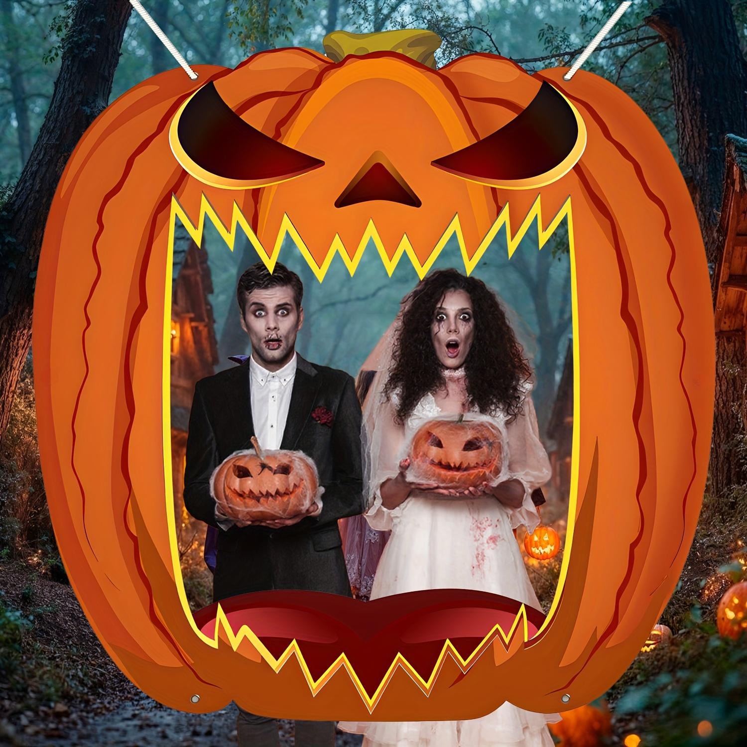 Giant Jack O Lantern Photo Boo - Home Security Yard Sign ulasan dan harga