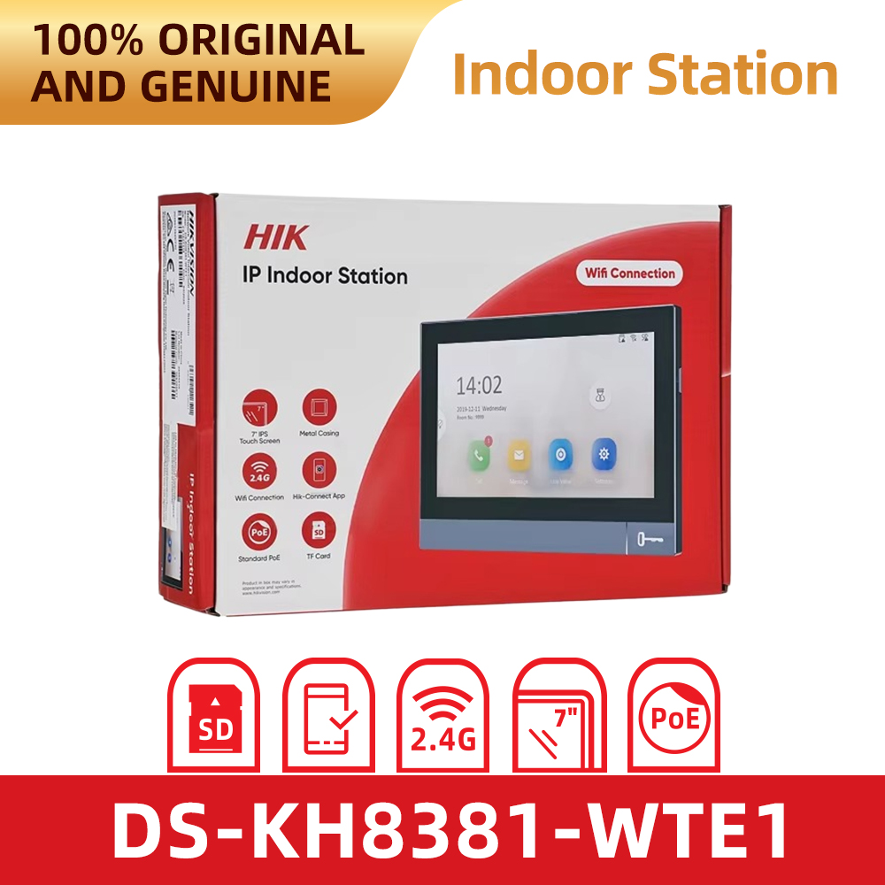 Hikvision DS-KH8381-WTE1 7 Inc - Home Security System Hikvision ulasan dan harga