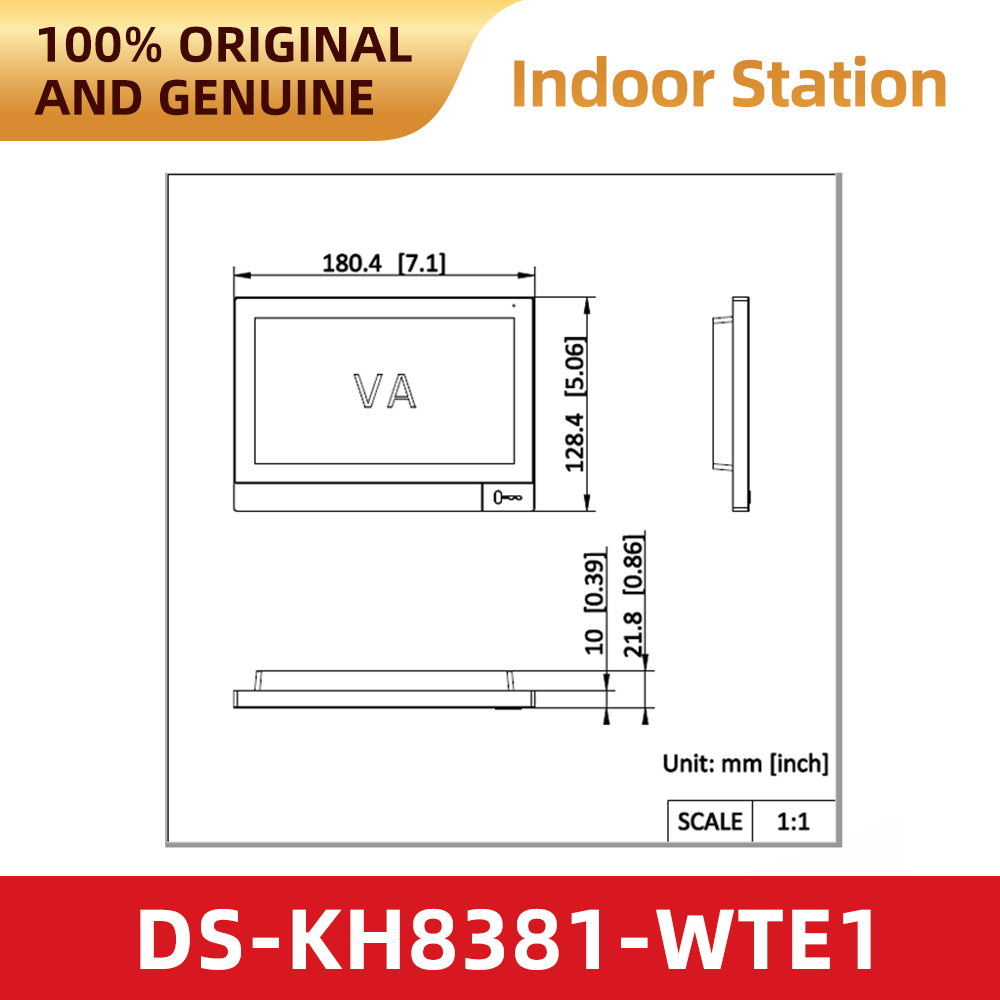 Hikvision DS-KH8381-WTE1 7 Inc - Home Security System Hikvision ulasan dan harga