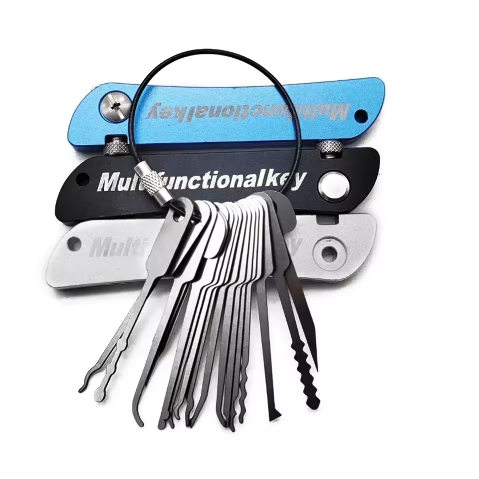21 in 1 Lock Picking Set with  - Lock Picking Set ulasan dan harga