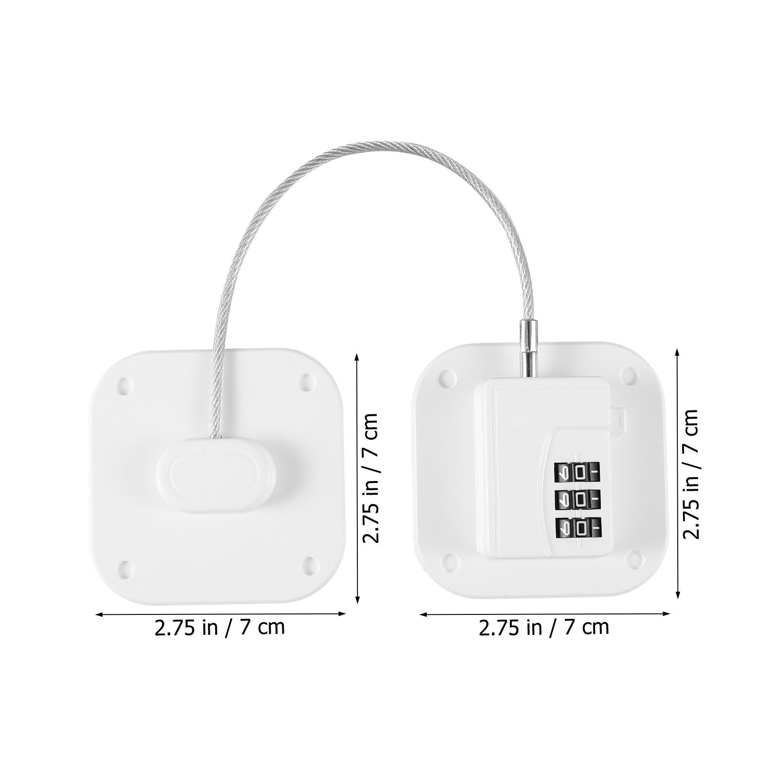 Combination Fridge Lock Metal  - Home Security Number ulasan dan harga