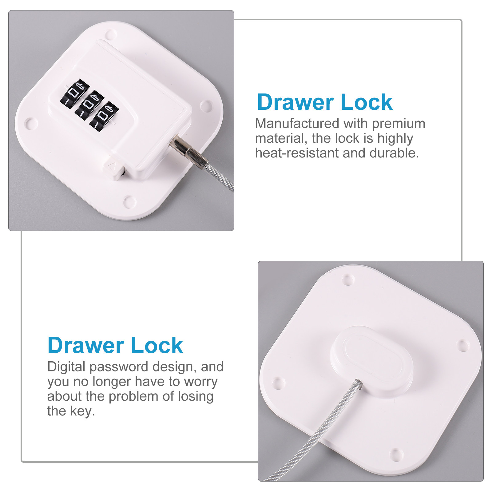 Combination Fridge Lock Metal  - Home Security Number ulasan dan harga