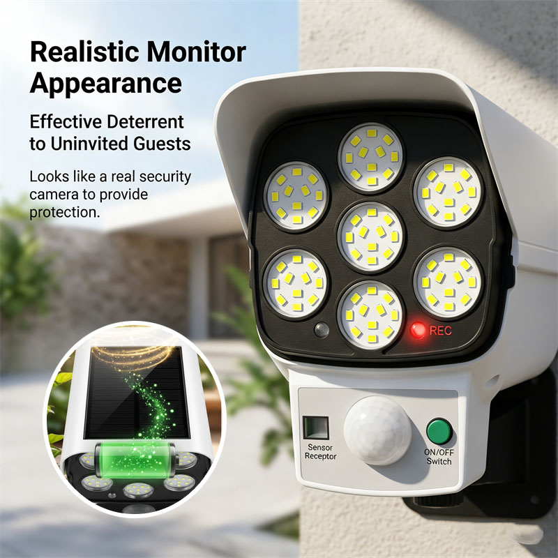 Solar Powered Dummy Security C - Fake Camera Dummy ulasan dan harga