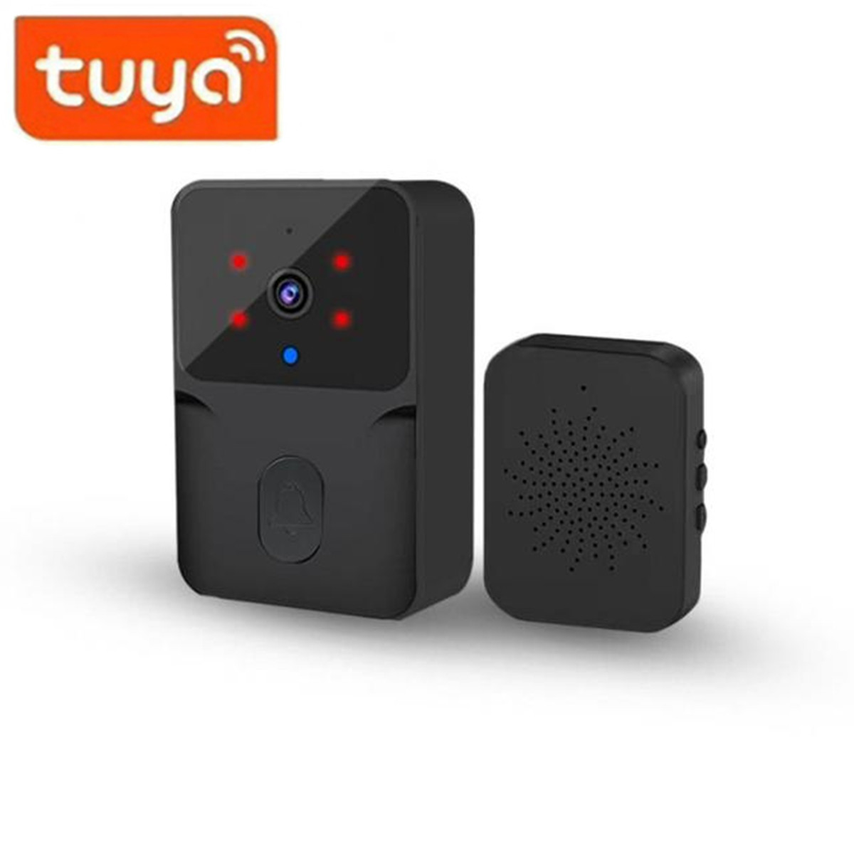 Wireless Doorbell WiFi Tuya Ou - Home Security Video Cameras ulasan dan harga