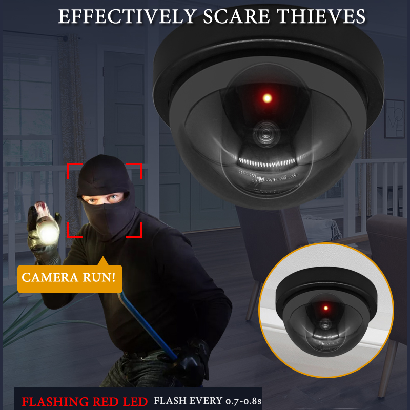 Creative Black Plastic Dome CC - Fake Camera Dummy ulasan dan harga