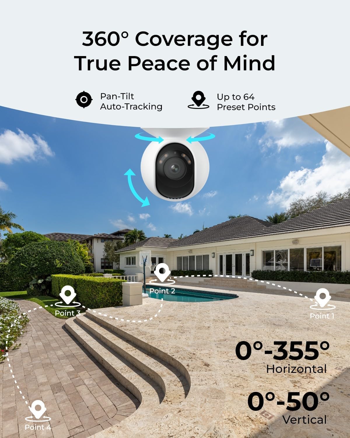 PoE 4K Outdoor Home Security C - Home Security Video Cameras ulasan dan harga