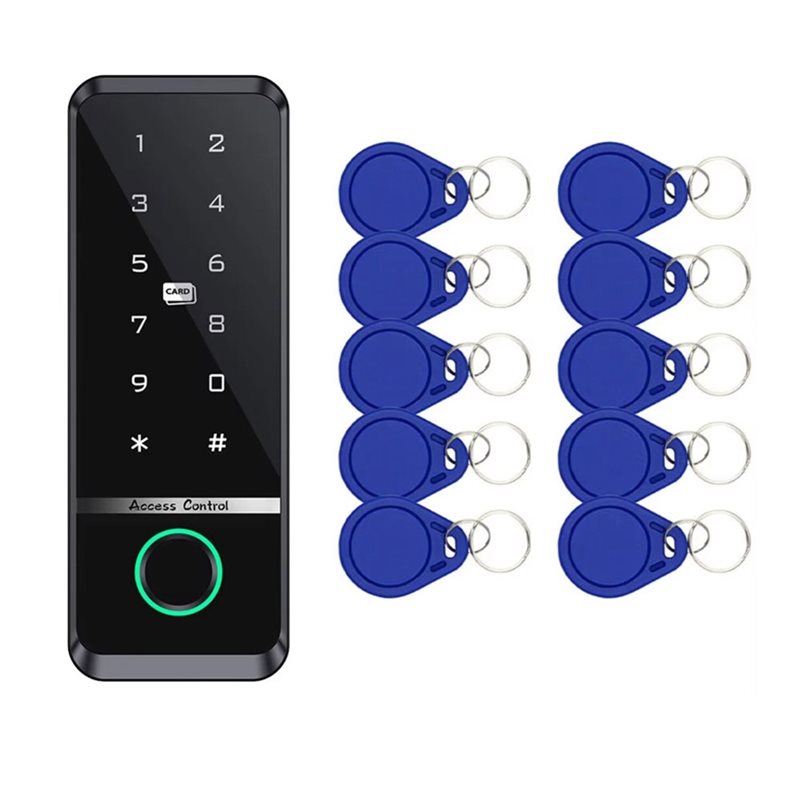 ABGH-Tuya Smart Door Lock Fing - Home Security Lock System ulasan dan harga