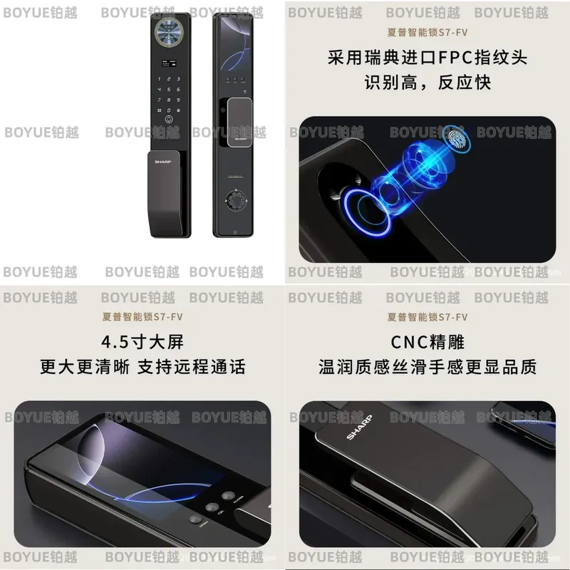 Smart WiFi Door Lock Fingerpri - Home Security Lock System ulasan dan harga
