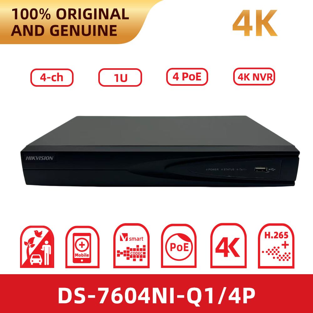 Original Hikvision DS-7604NI-Q - Home Security System Hikvision ulasan dan harga