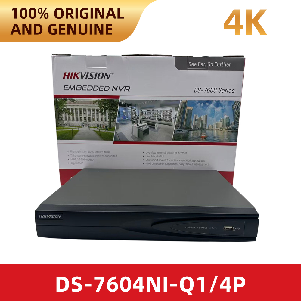 Original Hikvision DS-7604NI-Q - Home Security System Hikvision ulasan dan harga