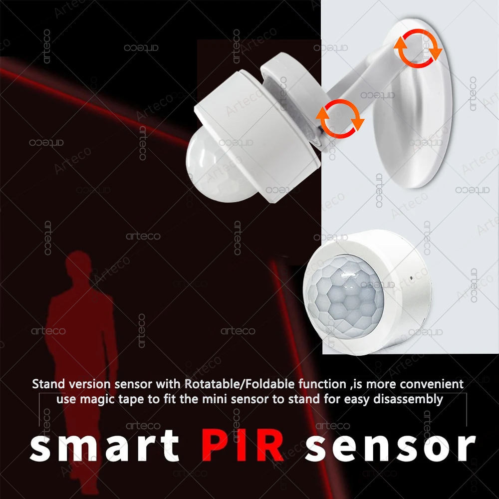 Zigbee 3.0 Mini PIR Motion Sen - Home Security Gadgets ulasan dan harga