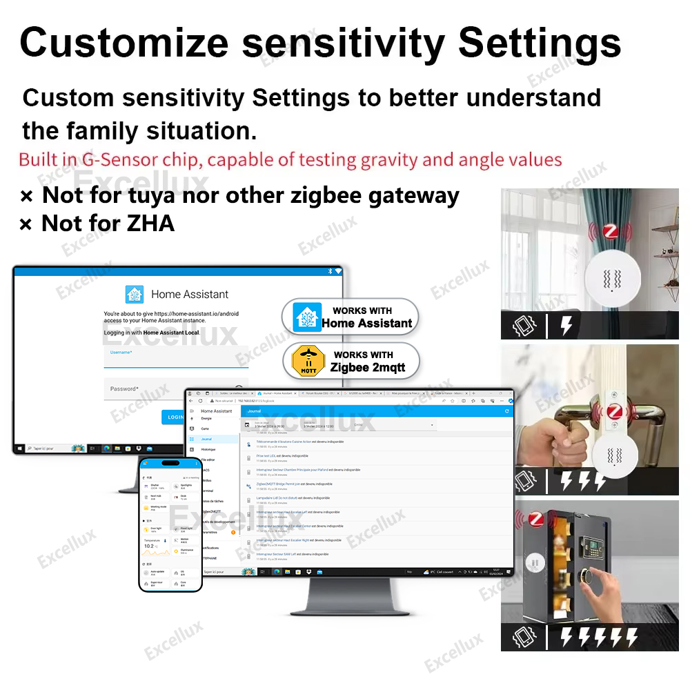 Zigbee 3.0 Smart Vibration Sen - Home Security Gadgets ulasan dan harga