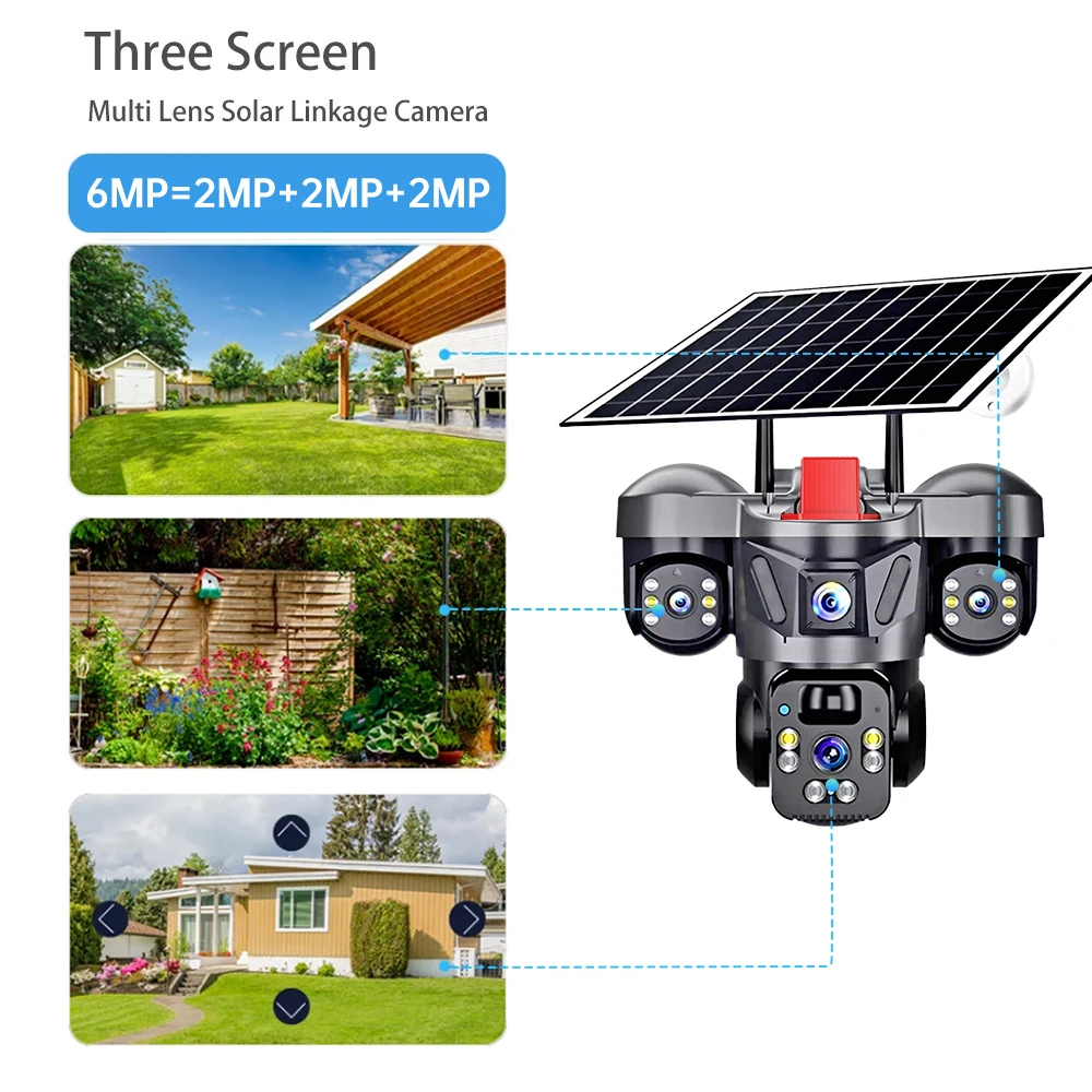 KERUI V380 Pro Outdoor PTZ 6MP - Home Security Video Cameras ulasan dan harga