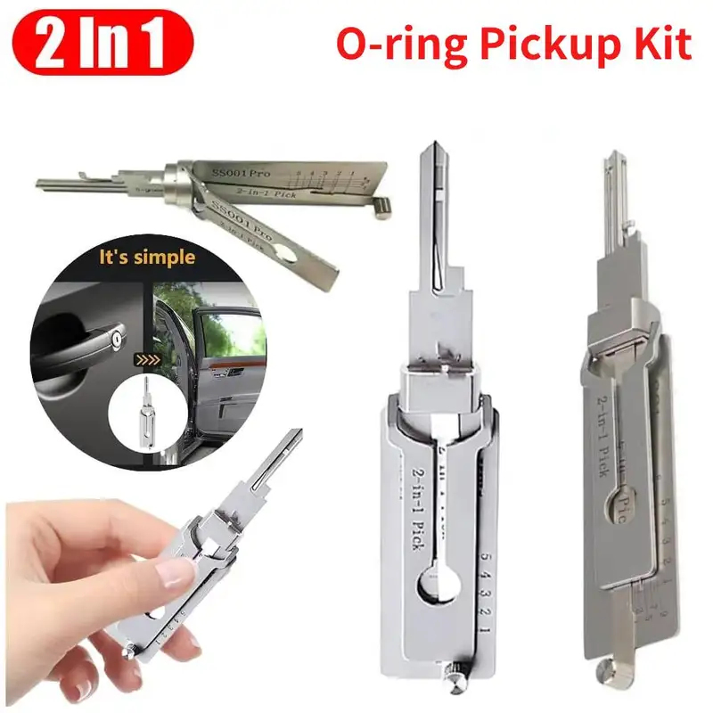 SS001 Pro Stainless Steel Key  - Lock Picking Set ulasan dan harga