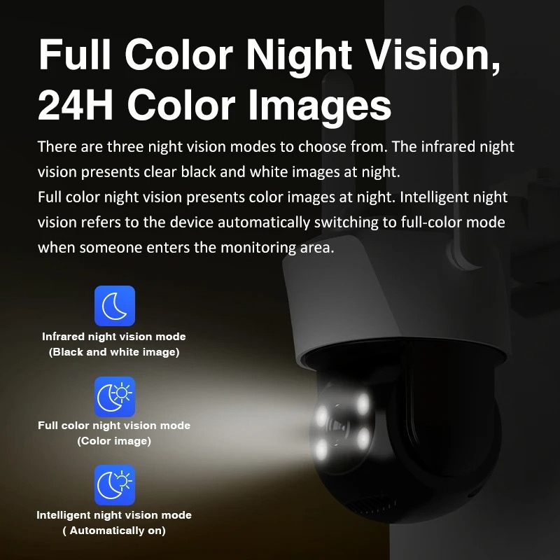 5MP PTZ Outdoor Security Camer - Home Security Kamera ulasan dan harga
