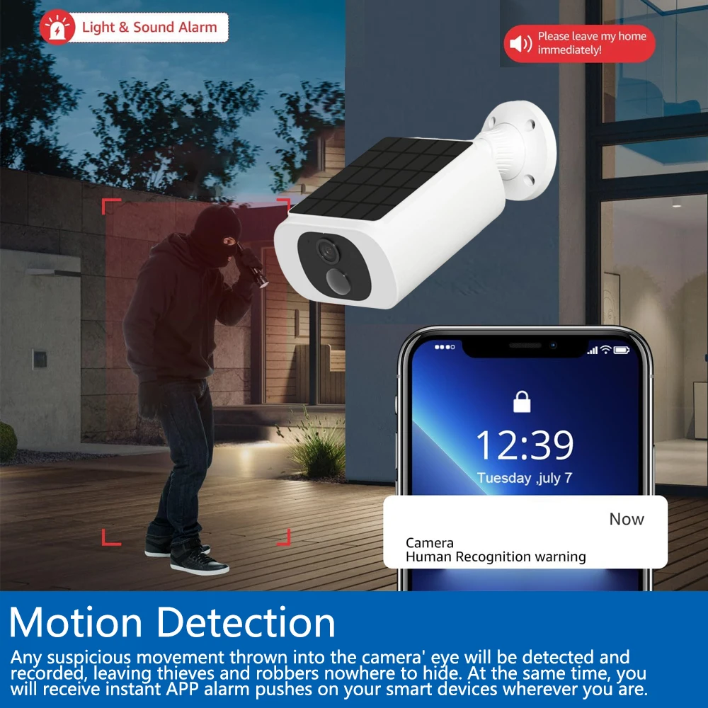 Tuya 5MP Solar Security Camera - Home Security Kamera ulasan dan harga